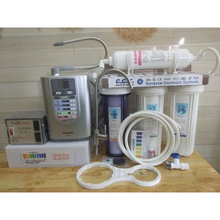 Combo đầy đủ phụ kiện máy lọc nước điện giải ion kiềm Nhật Bản Panasonic TK7208