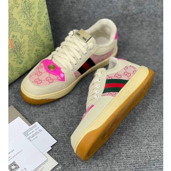 giày thể thao gucci hồng  Bản TQ Cao Cấp, Giày ST Hàng Cao Cấp Full Box