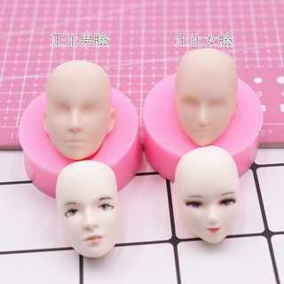 Khu?n m?t ??t sét silicon siêu nh?, fondant t? l? thu?n v?i khu?n m?t nam, khu?n m?t n? ???c s? d?ng ph? bi?n cho nam và n?