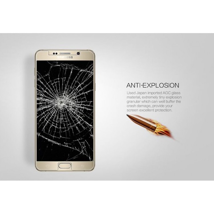 Tấm dán kính cường lực Samsung Galaxy Note 5 hiệu Glass Pro - Không full màn hình