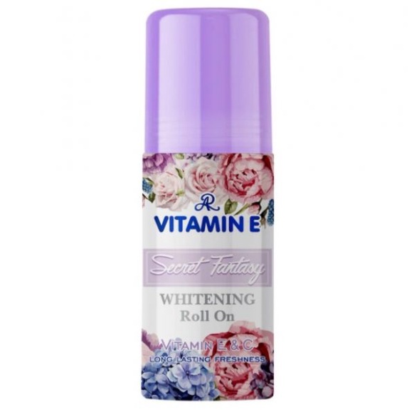 Lăn khử mùi hương nước hoa AR Vitamin E Whitening Roll On Thái Lan