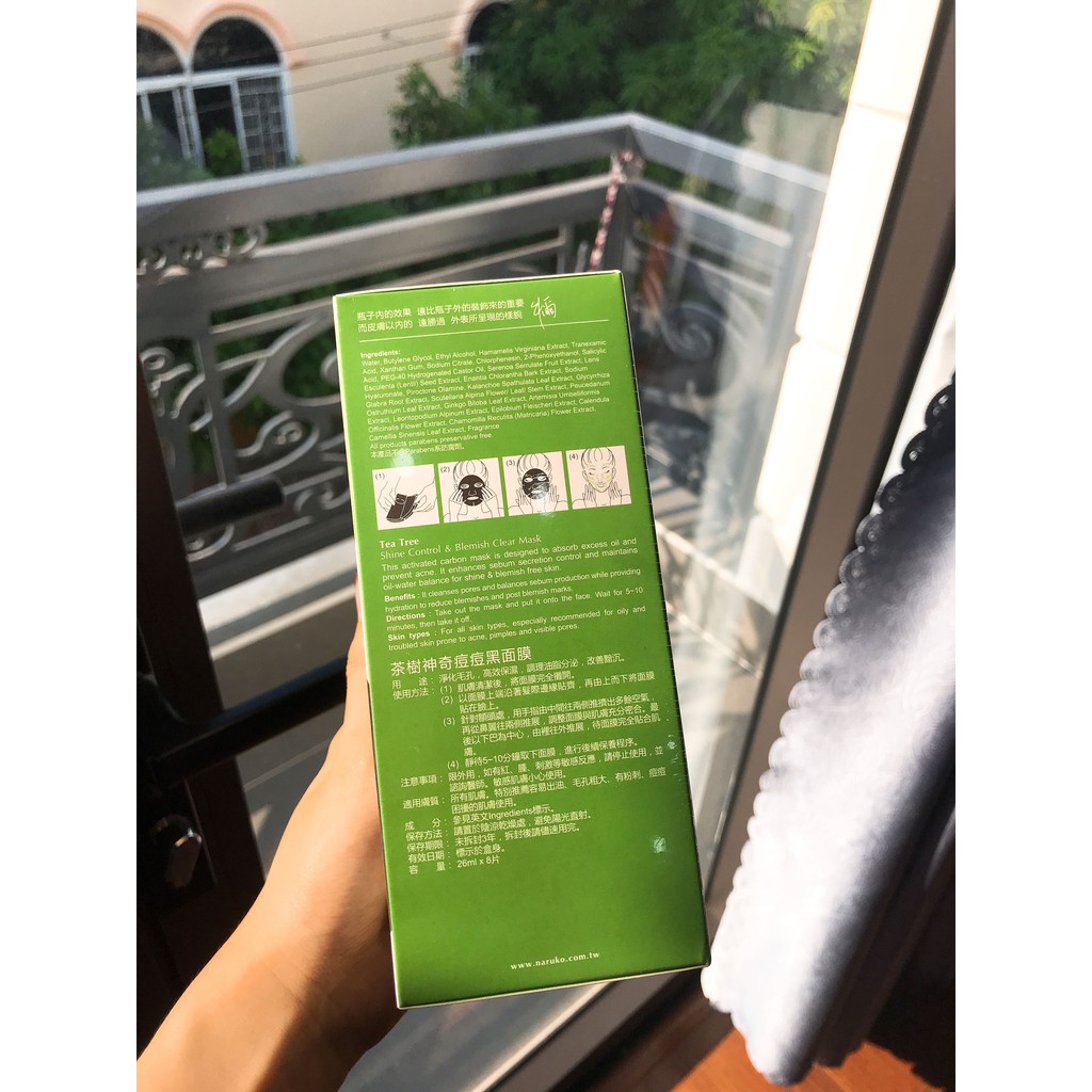 Mặt nạ Naruko Tràm trà Đài Loan