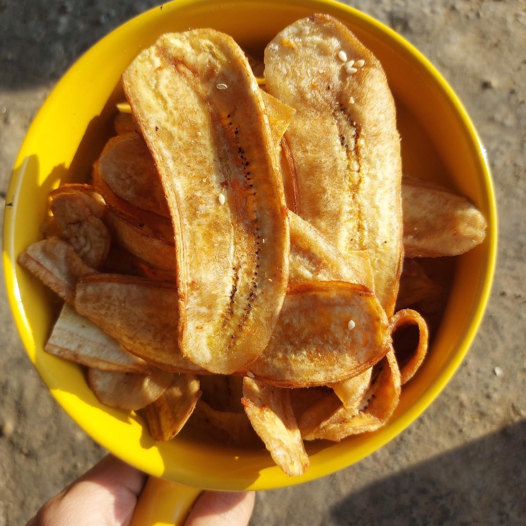 1KG CHUỐI SẤY GIÒN KHÔNG ĐƯỜNG - ĐẶC SẢN GIA LAI - AN TOÀN TUYỆT ĐỐI