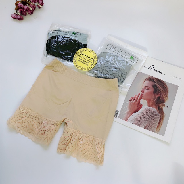 Quần mặc trong váy nâng mông ren đùi 3801 | BigBuy360 - bigbuy360.vn