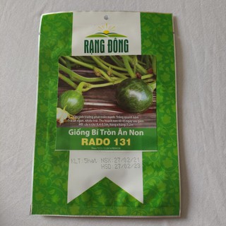 Hạt giống bí tròn ăn non rado 131