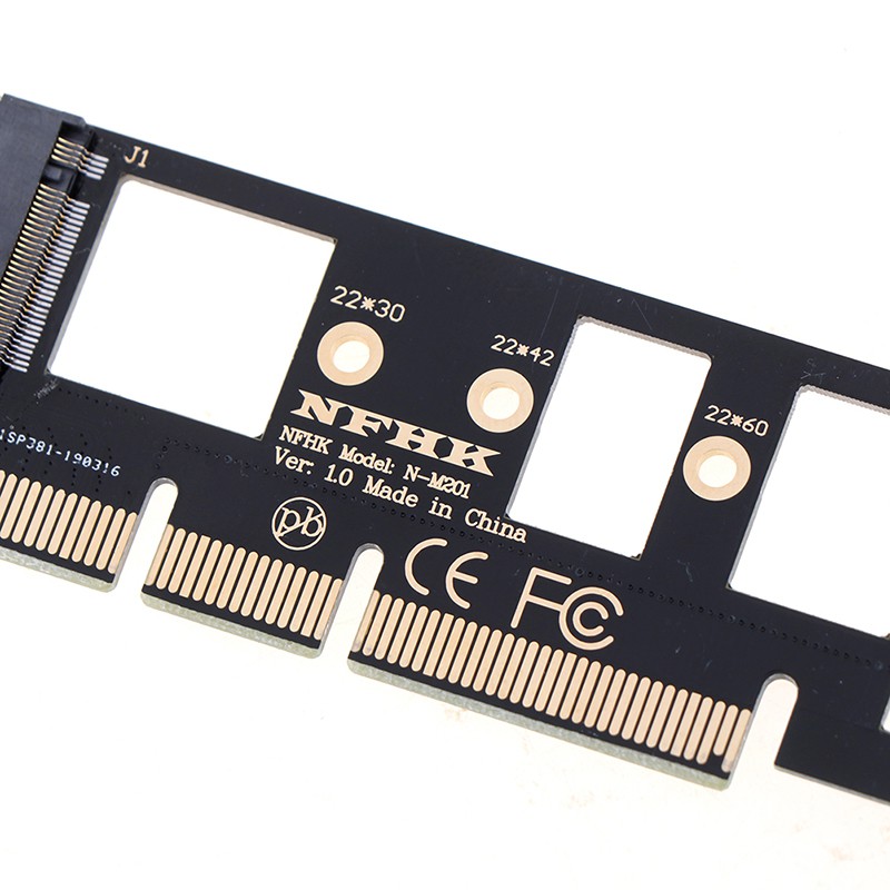 1xnvme M.2 Ngff Ssd To Pci-E Pci Express 3.0 16x X4 Adapter Riser Adapter Adapter Card