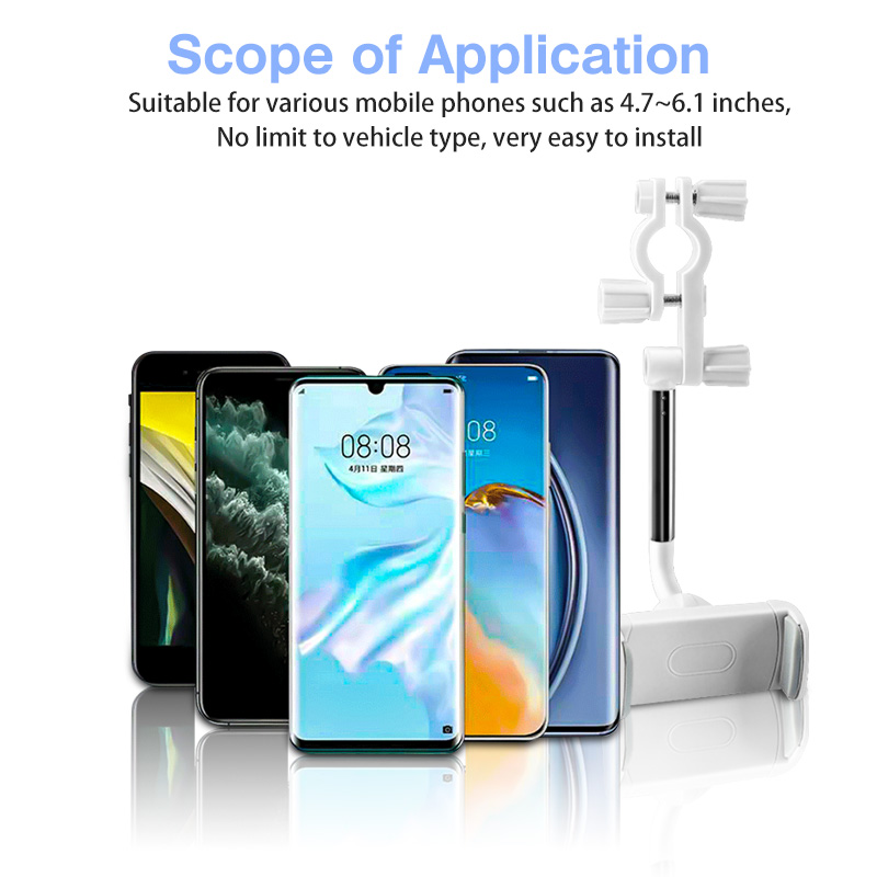 Giá Đỡ Điện Thoại HdoorLink Gắn Kính Chiếu Hậu Xe Ô Tô Cho Iphone 11 12 Samsung