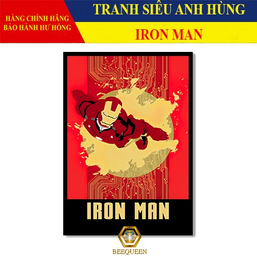 [MS1-25] Tranh Siêu Anh Hùng Người Sắt - Iron Man