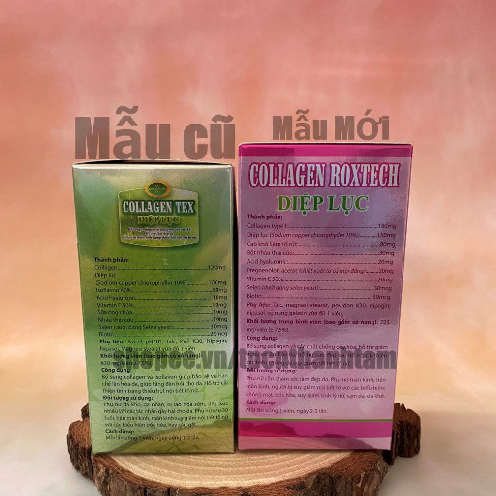 [ HOT ] Viên uống COLLAGEN DIỆP LỤC bổ sung biton  hỗ trợ làm đẹp da, trắng sáng da, có thể dùng cho người bị u, bướu | BigBuy360 - bigbuy360.vn
