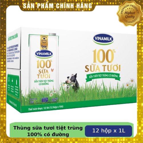 Sữa tươi tiệt trùng Vinamilk hộp 1 lít