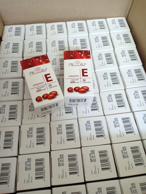 Viên uống Vitamin E 400mg Mirrolla Nga | BigBuy360 - bigbuy360.vn