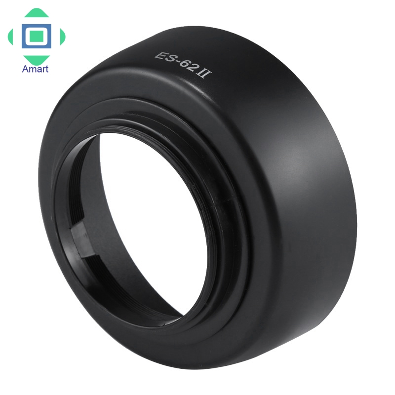 AM Camera Lens Hood for Canon EF 50mm F1.8 II ES-62 ES62ii