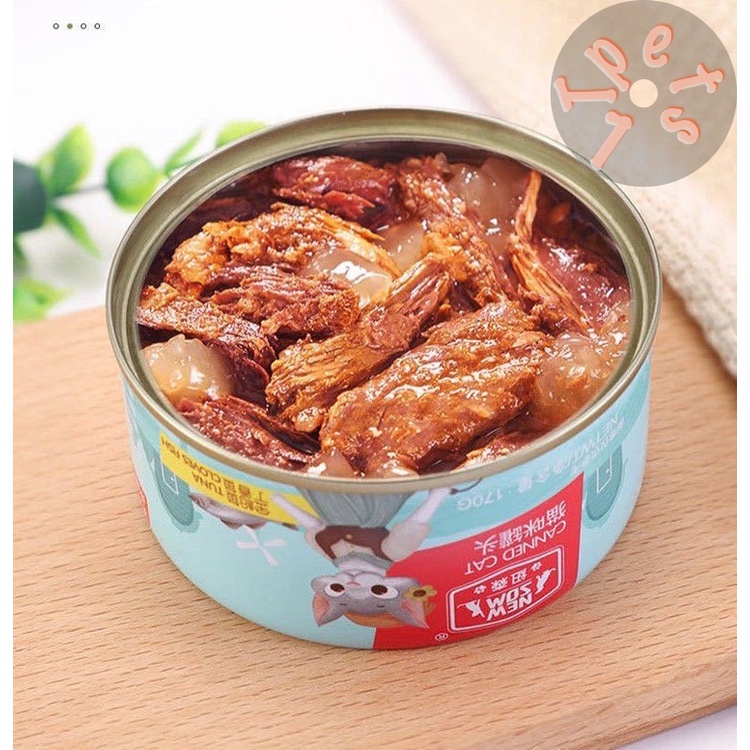 [Mã 253FMCGSALE giảm 8% tối đa 100K đơn 500K] PATE poroca lon 170g dành cho mèo cưng