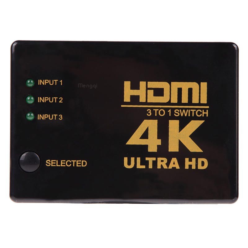 Mengqi✨4K*2K 3In 1Out Port HDMI Switch Switcher Hub Splitter Ultra HD for HDTV PC -dc3145 | BigBuy360 - bigbuy360.vn