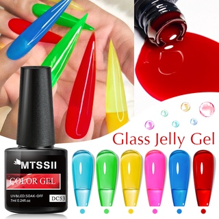 Thạch trong suốt sơn móng tay gel mtssii soak off gel màu làm móng tay nail art 7ml