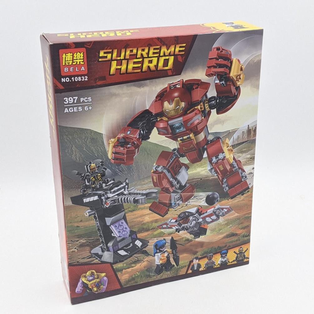 [Khai trương giảm giá] Bộ LEGO 397 miếng ghép - Lắp ráp Iron Man và các siêu anh hùng Avenger