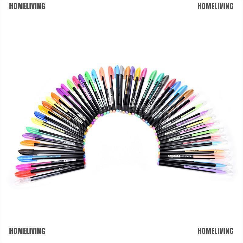 Set 48 Bút Mực Gel Dạ Quang Nhiều Màu Sắc