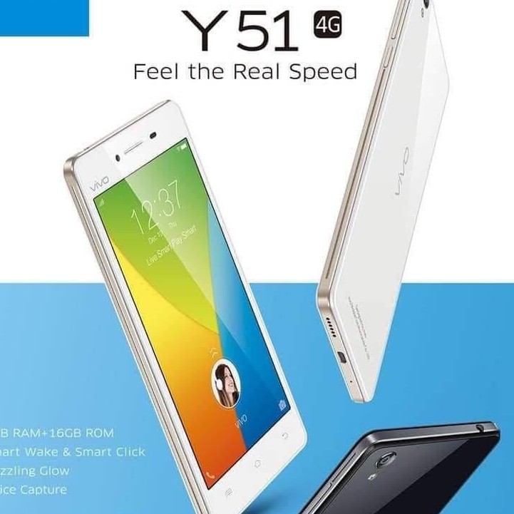 Điện thoại cảm ứng giá rẻ Vivo Y51 RAM 2G/16G 2Sim chơi game siêu mượt
