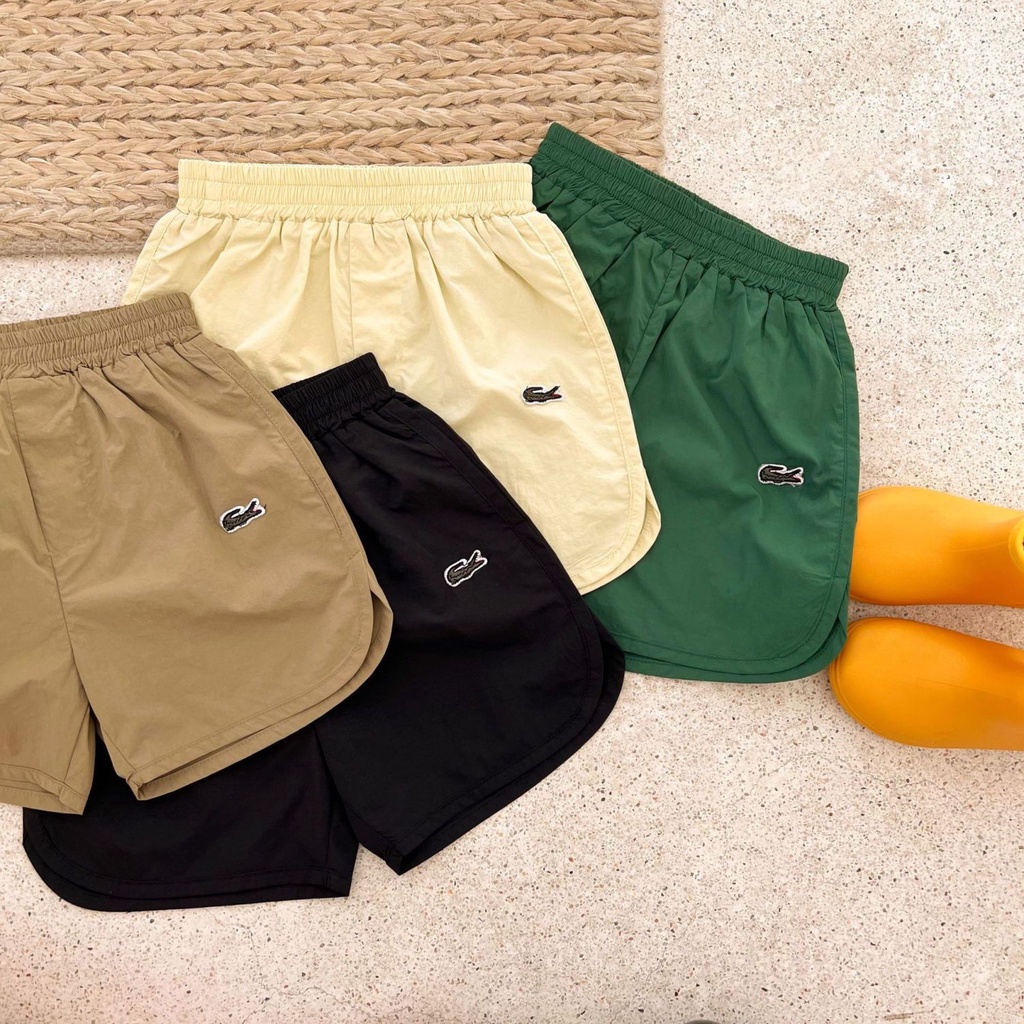 Quần Short Thể Thao Dáng Rộng Thêu Họa Tiết Kiểu Hàn Quốc Thời Trang Mùa Hè Cho Bé
