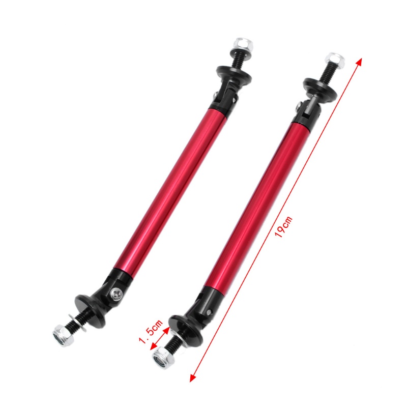 Set 2 Thanh Chống Hỗ Trợ Cho Cản Trước / Sau Xe Hơi Có Thể Điều Chỉnh Tiện Dụng