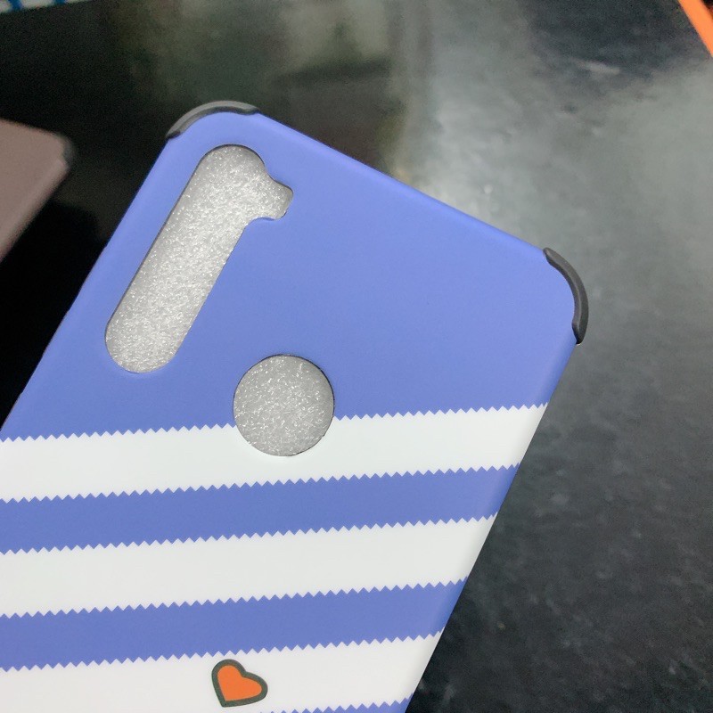 Ốp lưng Xiaomi redmi note 8 viền dẻo 4 gốc chống sốc viền đen lưng cứng