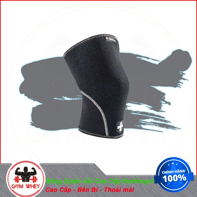 Phụ kiện Thể Thao Dây Quấn Gối Tập Gym Harbinger Stabilizer Knee Sleeve 20805 - Authentic 100%