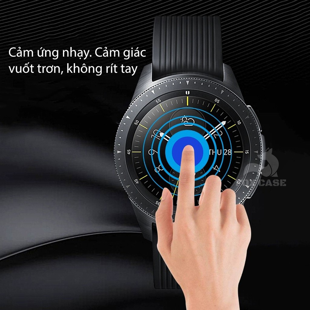 Cường lực Samsung Watch 4, Watch 4 Classic full màn hình, chống trầy xước, chống va đập, cảm ứng nhạy - Fox Case