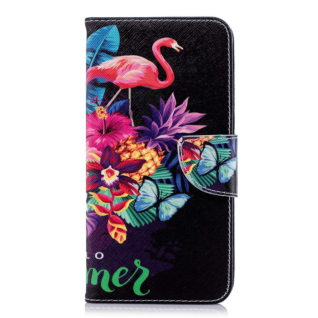 Bao da điện thoại in hình hồng hạc/voi độc đáo có ngăn đựng thẻ cho iPhone 5s 5 SE 6 6S Plus | BigBuy360 - bigbuy360.vn