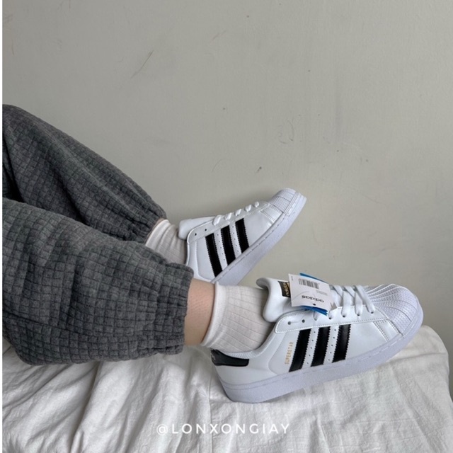 [ẢNH THẬT] GIÀY THỂ THAO SUPERSTA TEM VÀNG