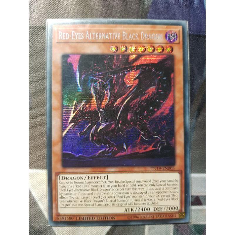 (TN19-EN005) Thẻ bài Red-eyes Alternative Black Dragon – Prismatic Secret Rare