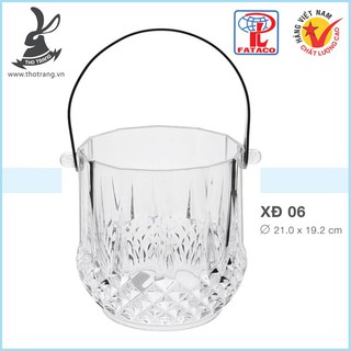 Xô đá xd06 nhựa trong acrylic cao cấp fataco việt nam
