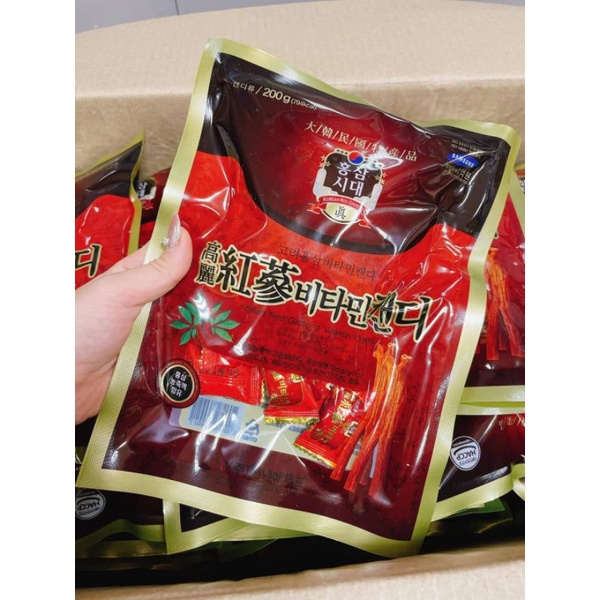 Kẹo hồng sâm dẻo Hàn Quốc 200g