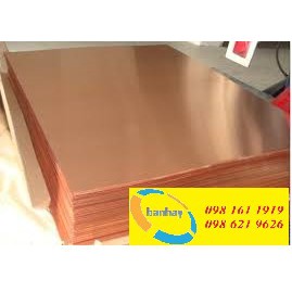 Đồng tấm lá đỏ dày 1x600mm