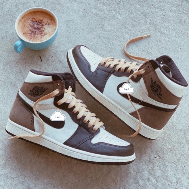 Giày thể thao jordan cao cổ nâu đen, Giày sneaker nam nữ JD dark mo_cka cực chất dễ phối đồ hàng Full Box