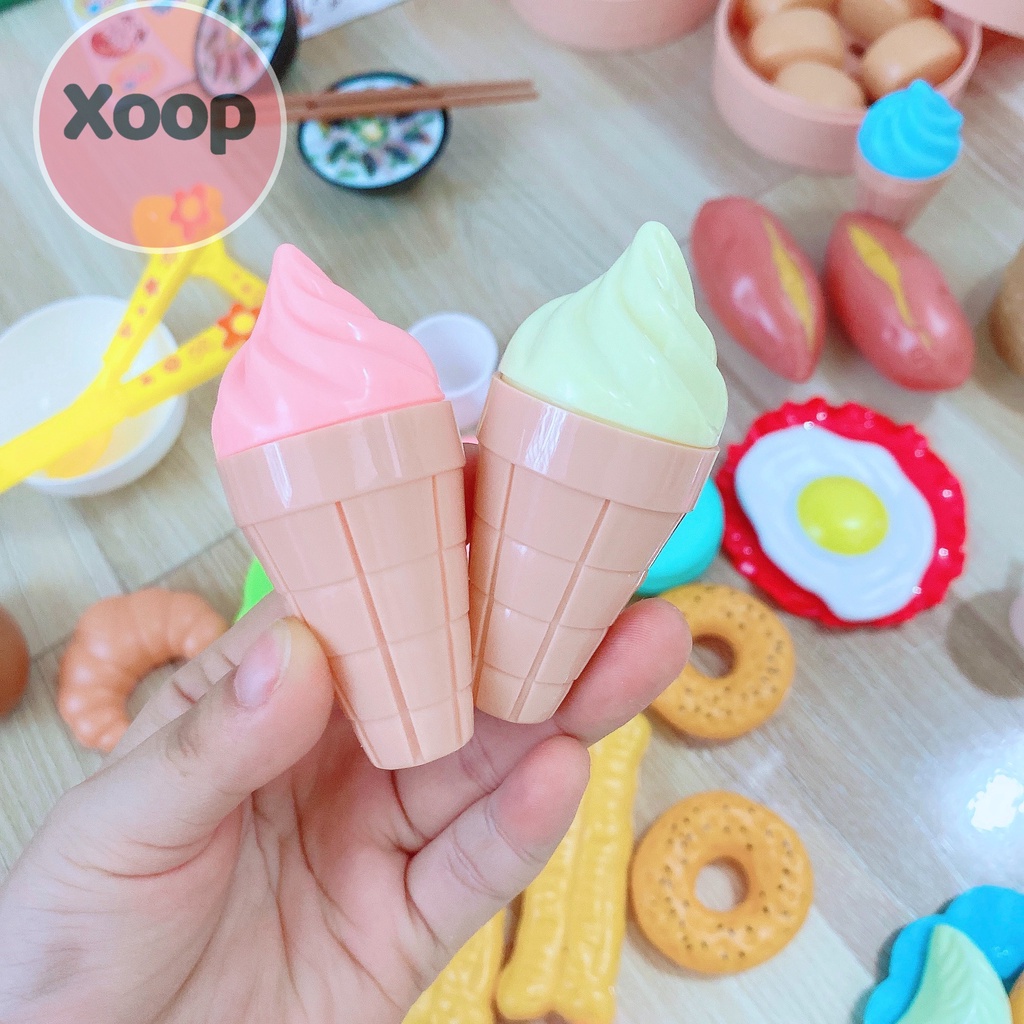 Sale !!! Bộ Đồ Chơi Nấu Ăn Nhà Bếp  88 Chi Tiết Cho Bé Siêu To Loại 1 Có Hộp.