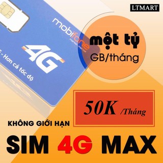 [Siêu Sốc] Sim 4G Mobi Max Data Free tháng đầu