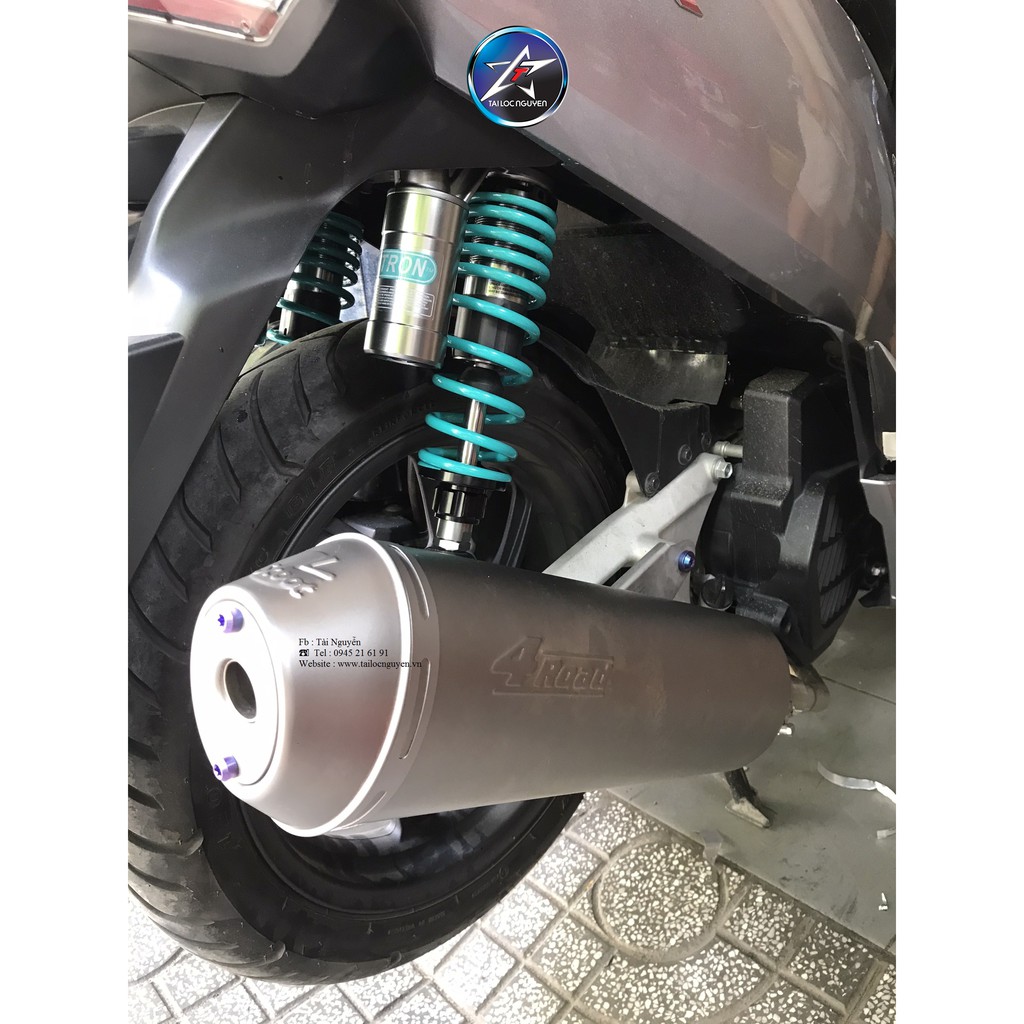 PHUỘC KIỂU NITRON BÌNH DẦU CHO AB-SH Ý - NVX - PCX .... 320MM