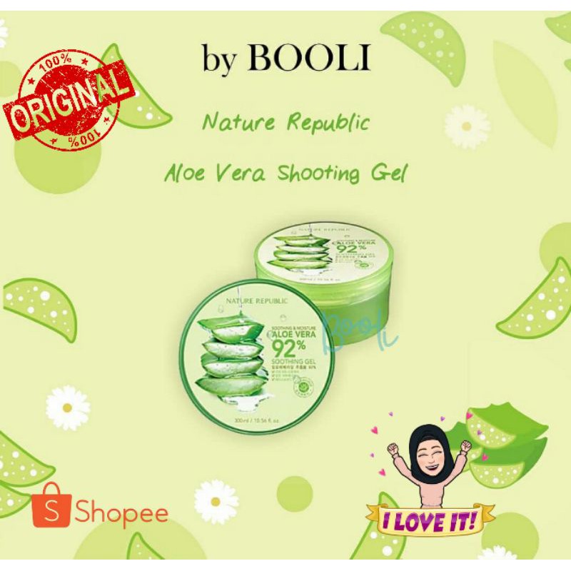 NATURE REPUBLIC Gel Lô Hội Tự Nhiên Dùng Làm Phụ Kiện Chụp Ảnh