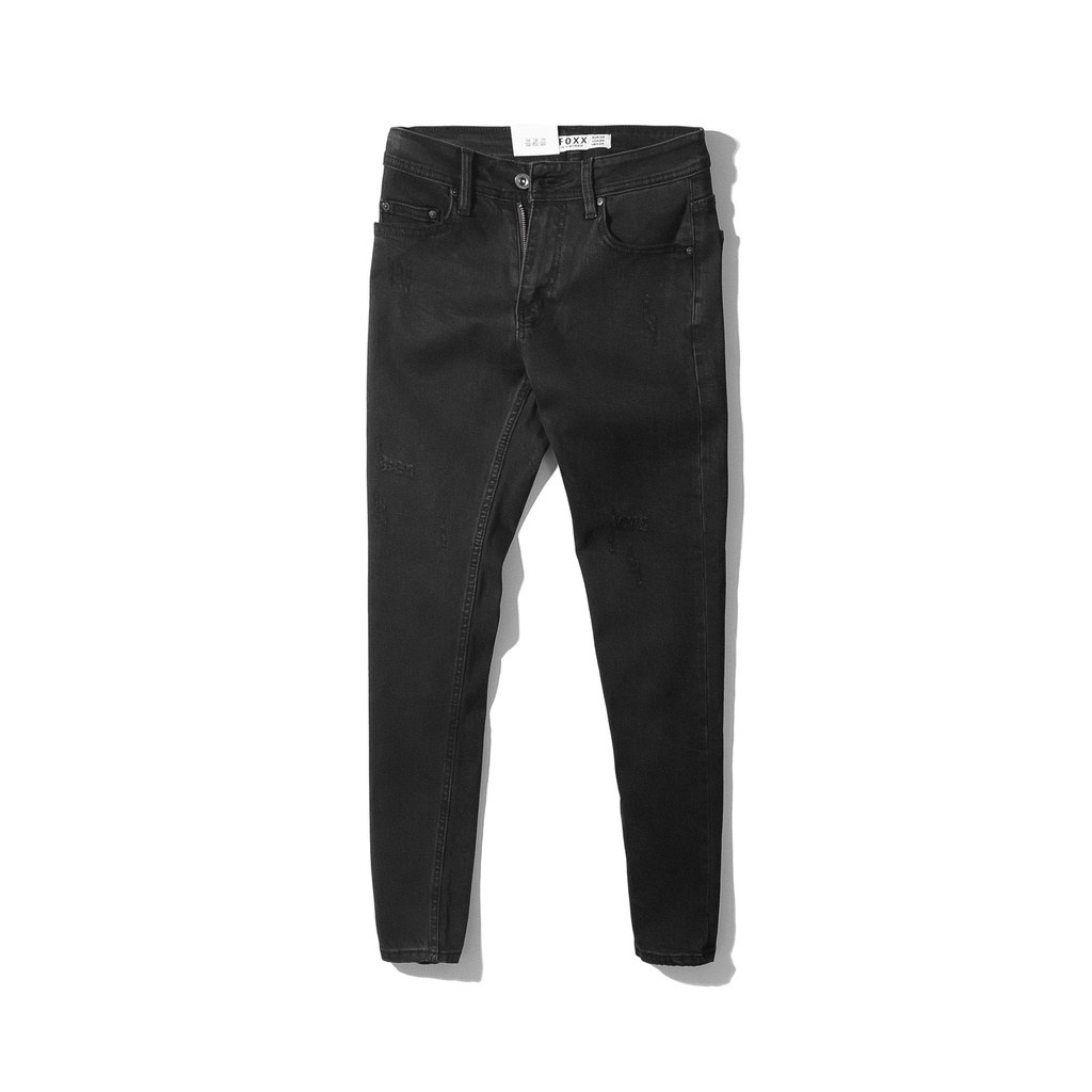 Quần jean nam, quần bò nam cao cấp slimfit DEFOXX xám wash 220816