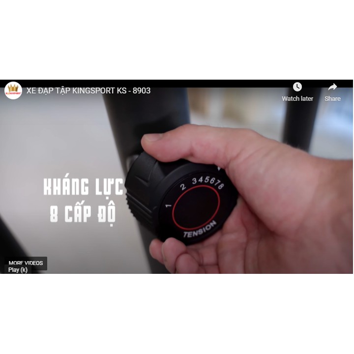 Xe đạp tập thể dục tại nhà ELLIPTICAL BIKE EB-8903 tải trọng tối đa 120kg, tích hợp đồng hồ đo các thông số khi tập