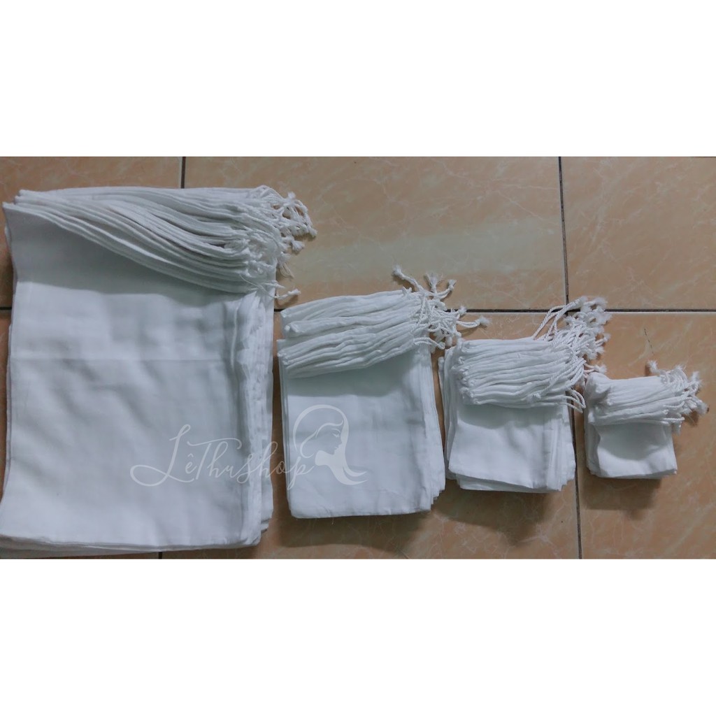 Túi lọc trà, nấu ăn (vải cotton)