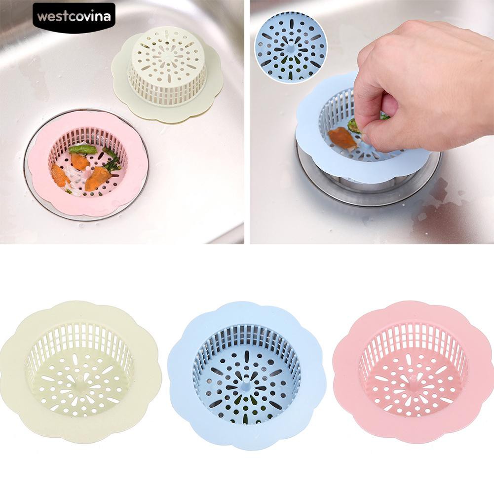 Nắp Chặn Lọc Rác Hình Bông Hoa Xinh Xắn Dành Cho Bồn Rửa Nhà Bếp