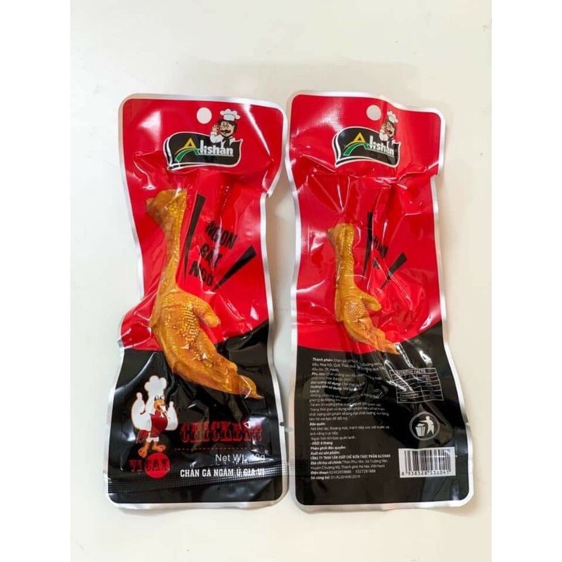[Mã 267FMCGSALE giảm 8% đơn 500K] CHÂN GÀ CAY ALISHAN VIỆT NAM/ CHÂN VỊT CAY Ủ GIA VỊ ALISHAN VIỆT NAM | BigBuy360 - bigbuy360.vn