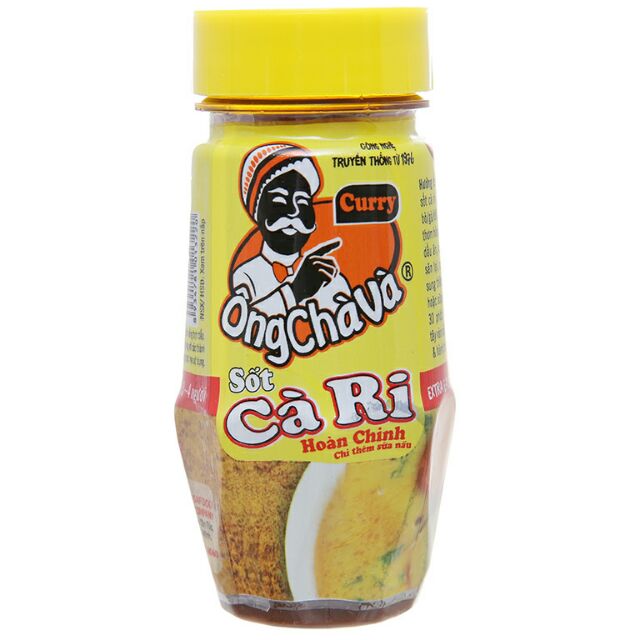 [HCM] Sốt cà ri Ông Chà Và chai 100g