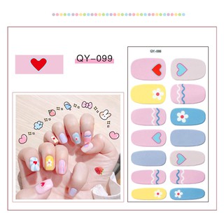 Sticker Dán Móng Tay Trang Trí Nail Wraps 3D Tiện Lợi, Xinh Xắn Không Thấm Nước (Phần 3)