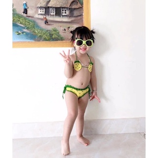 Bikini len móc cho bé