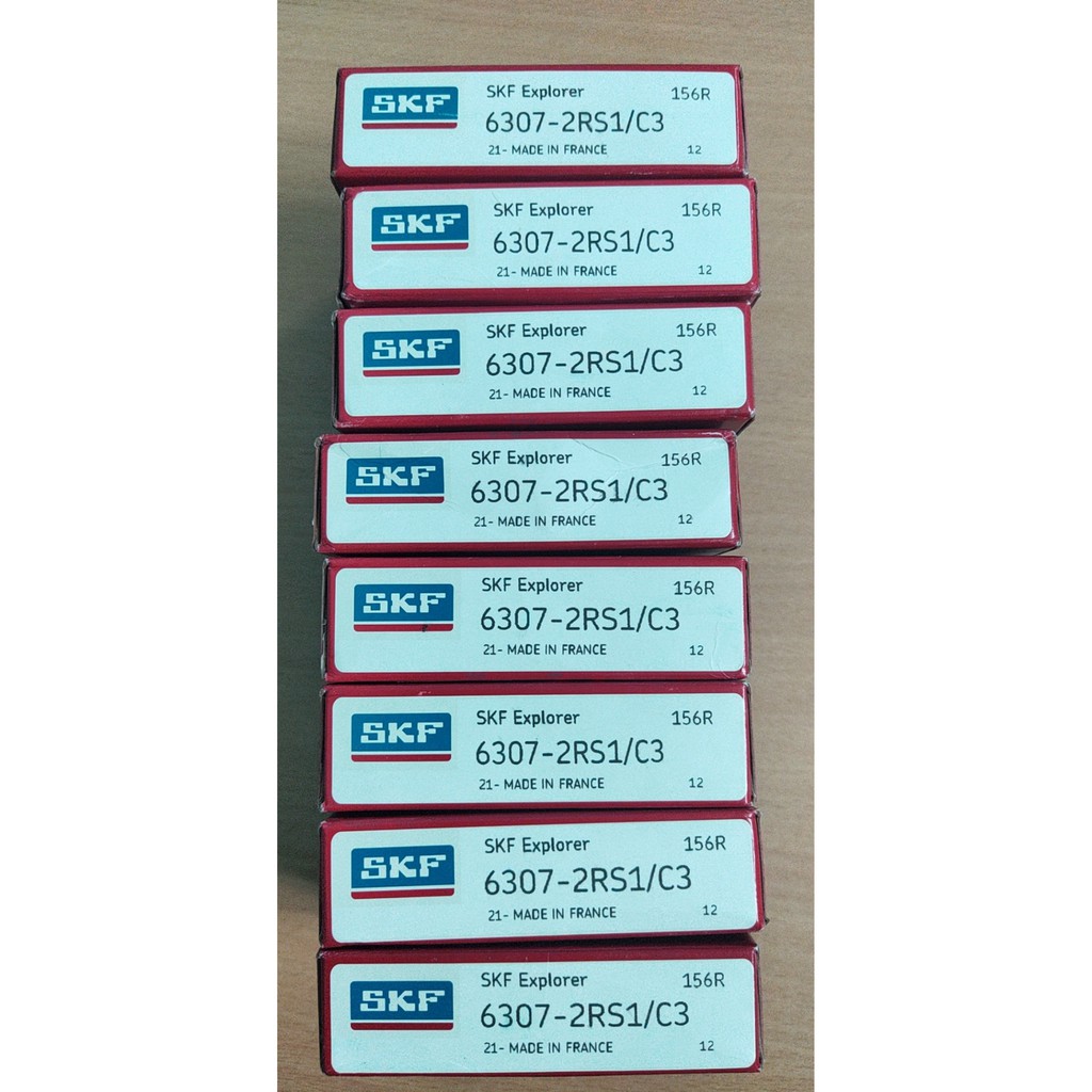 Freeship - Bạc Đạn SKF 6307-2RS1/C3 Chính Hãng, Vòng Bi Bạc đạn SKF 6307-2RS1/C3 Chính hãng