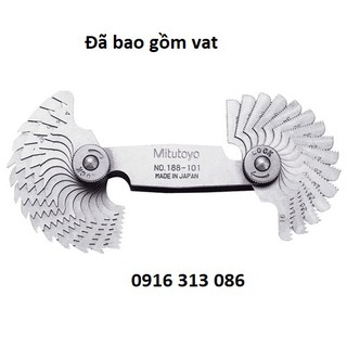 Bộ dưỡng đo ren  (4-42 TPI/ 30 lá) Mitutoyo 188-101 ( Đã bao gồm Vat )