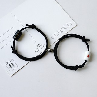 Vòng tay cặp đôi handmade nhịp tim.
