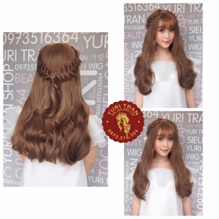 Tóc bộ Sóng nước vàng rêu